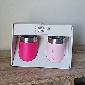 NWT STANLEY Go Tumbler 2 Pack, Pink